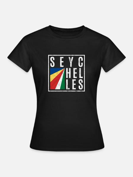 Seychellen - Frauen T-Shirt - Schwarz