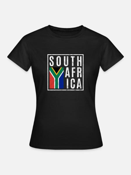 Südafrika - Frauen T-Shirt - Schwarz