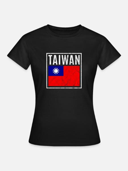 Taiwan - Frauen T-Shirt - Schwarz