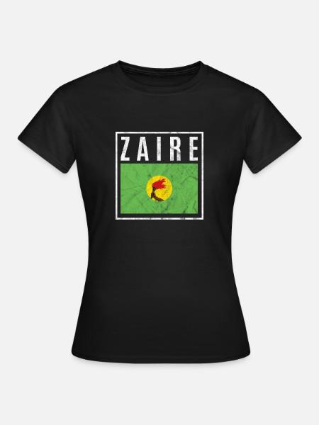 Zaire - Frauen T-Shirt - Schwarz