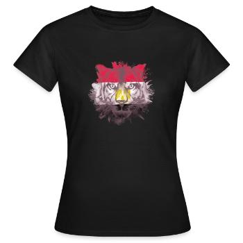 Ägypten - Frauen T-Shirt - Schwarz - Vorne - AI Model Female 172 dark (172cm)