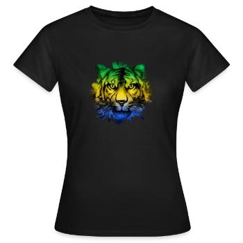 Gabon - Women's T-Shirt - black - Front - AI Model Female 172 dark (172cm)
