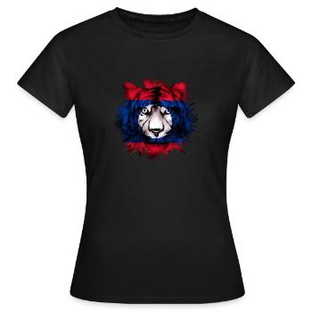 Laos - T-shirt Femme - noir - Devant - AI Model Female 172 dark (172cm)