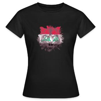 Irak - Frauen T-Shirt - Schwarz - Vorne - AI Model Female 172 dark (172cm)