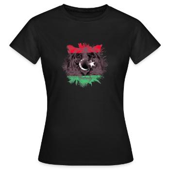 Libya - Women's T-Shirt - black - Front - AI Model Female 172 dark (172cm)
