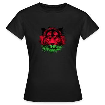 Malawi - Women's T-Shirt - black - Front - AI Model Female 172 dark (172cm)
