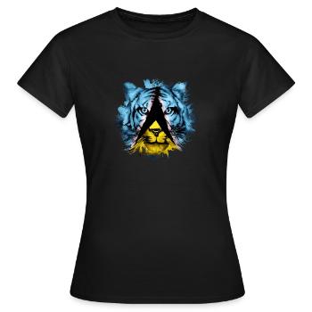 Saint Lucia - Women's T-Shirt - black - Front - AI Model Female 172 dark (172cm)