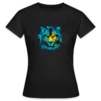 Kasachstan - Frauen T-Shirt - Schwarz - Vorne - AI Model Female 172 dark (172cm)