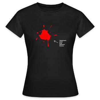 Ketchup Rezept - Frauen T-Shirt - Schwarz - Vorne - AI Model Female 172 dark (172cm)