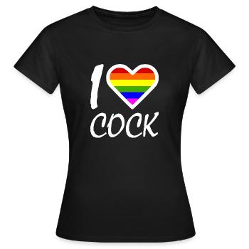 I love - T-shirt Femme - noir - Devant - AI Model Female 172 dark (172cm)