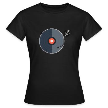 vinyle - T-shirt Femme - noir - Devant - AI Model Female 172 dark (172cm)