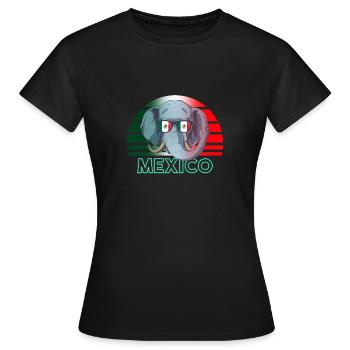 Mexiko - Frauen T-Shirt - Schwarz - Vorne - AI Model Female 172 dark (172cm)