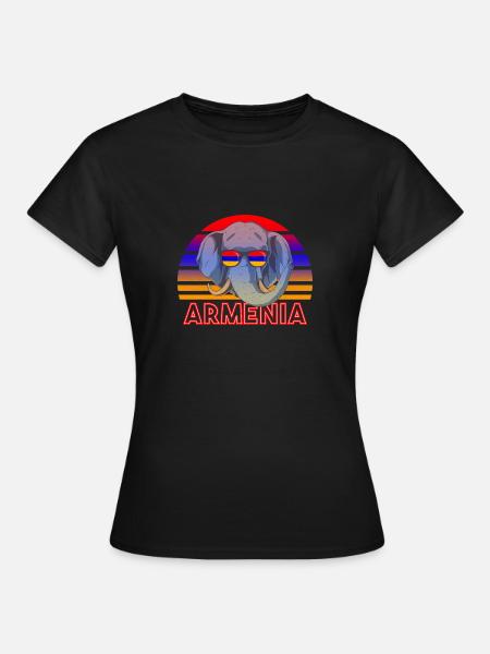 Armenien - Frauen T-Shirt - Schwarz