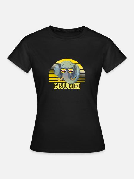 Brunei - Frauen T-Shirt - Schwarz