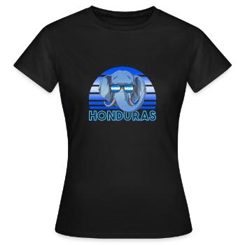Honduras - T-shirt Femme - noir - Devant - AI Model Female 172 dark (172cm)