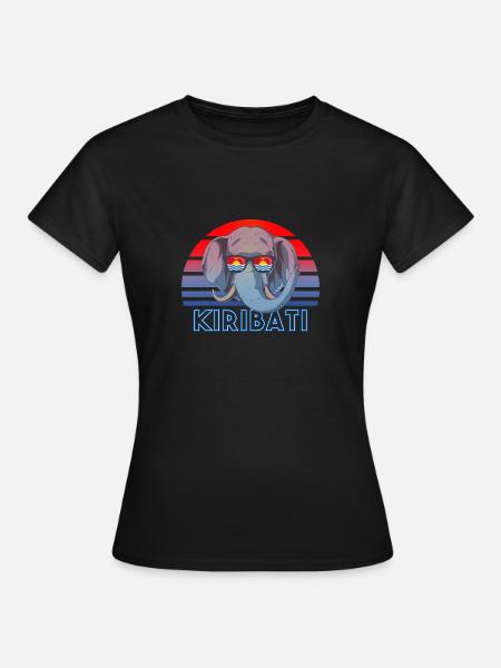 Kiribati - Frauen T-Shirt - Schwarz