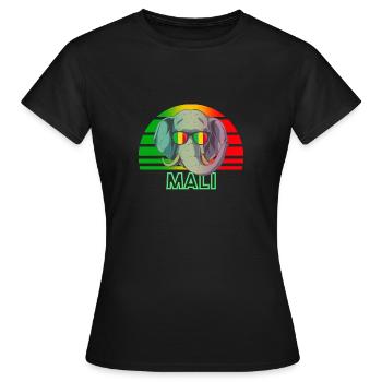 Mali - Frauen T-Shirt - Schwarz - Vorne - AI Model Female 172 dark (172cm)