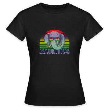 Mauritius - Women's T-Shirt - black - Front - AI Model Female 172 dark (172cm)