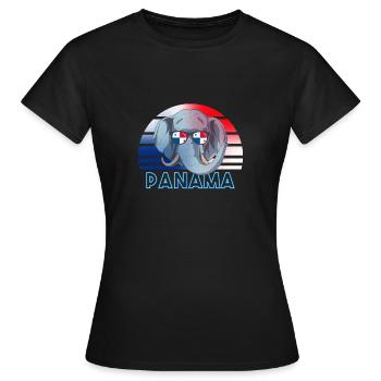 Panama - T-shirt Femme - noir - Devant - AI Model Female 172 dark (172cm)