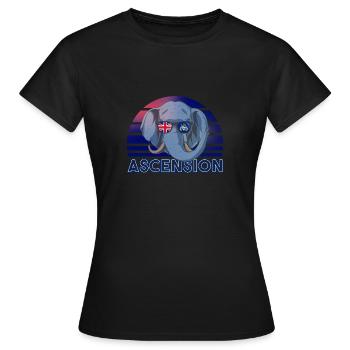 Ascension - T-shirt Femme - noir - Devant - AI Model Female 172 dark (172cm)