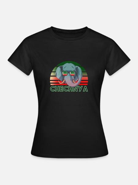 Tschetschenien - Frauen T-Shirt - Schwarz