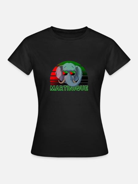 Martinique - Frauen T-Shirt - Schwarz
