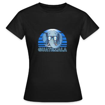Guatemala - Frauen T-Shirt - Schwarz - Vorne - AI Model Female 172 dark (172cm)