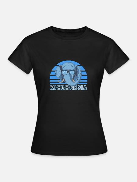 Mikronesien - Frauen T-Shirt - Schwarz