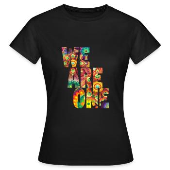 Goa Psytrance - T-shirt Femme - noir - Devant - AI Model Female 172 dark (172cm)