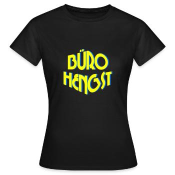 Bürohengst - Frauen T-Shirt - Schwarz - Vorne - AI Model Female 172 dark (172cm)