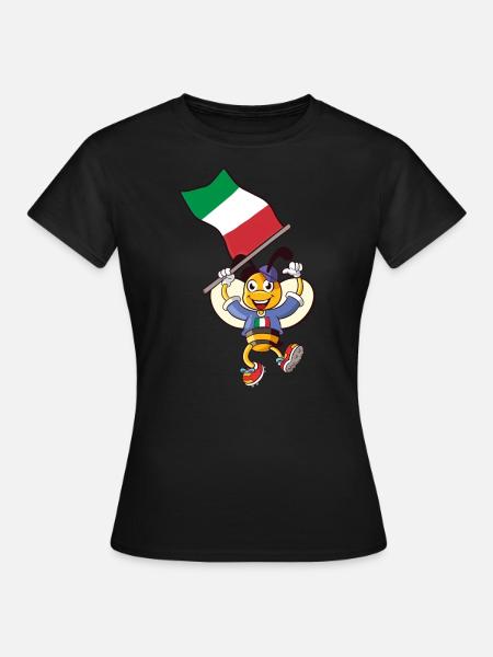 Italië Bee - Vrouwen T-shirt - zwart