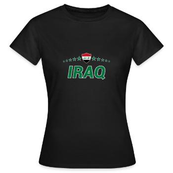 Irak - T-shirt Femme - noir - Devant - AI Model Female 172 dark (172cm)