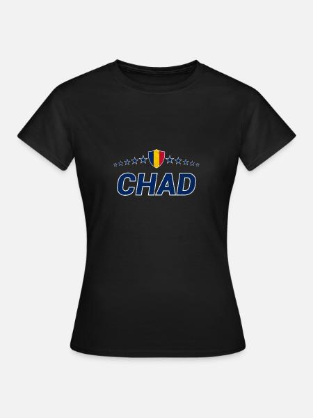 Tschad - Frauen T-Shirt - Schwarz