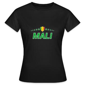 Mali - Frauen T-Shirt - Schwarz - Vorne - AI Model Female 172 dark (172cm)