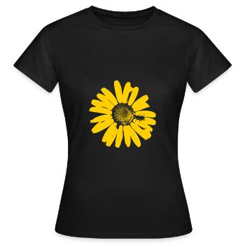 fleur - T-shirt Femme - noir - Devant - AI Model Female 172 dark (172cm)
