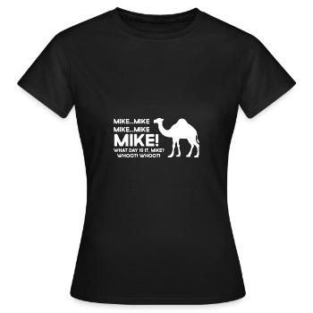 Lustige süße Kamelzitate über Hump Day Lustiges Zi - Frauen T-Shirt - Schwarz - Vorne - AI Model Female 172 dark (172cm)