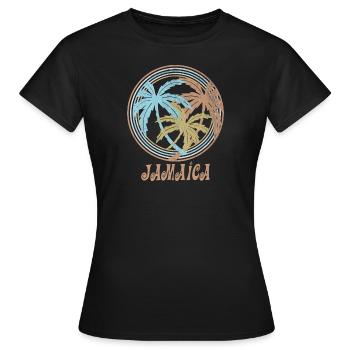 Jamaica - Women's T-Shirt - black - Front - AI Model Female 172 dark (172cm)