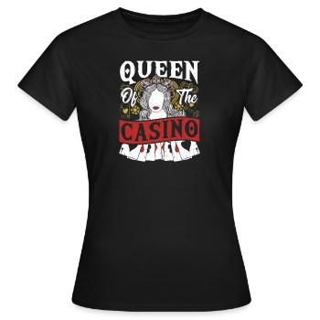 Jackpot Gambling Casino Theme Party - T-shirt Femme - noir - Devant - AI Model Female 172 dark (172cm)