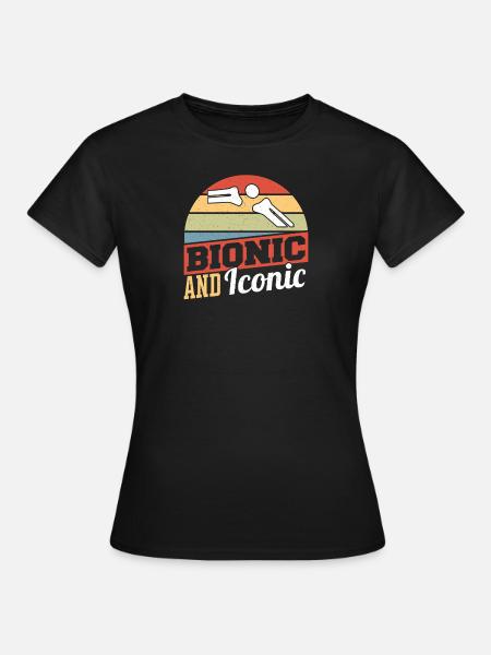 Bionisch und ikonisch - Frauen T-Shirt - Schwarz