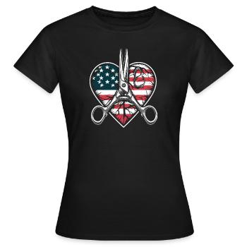 Cadeaux de premiers soins pour le personnel médical - T-shirt Femme - noir - Devant - AI Model Female 172 dark (172cm)