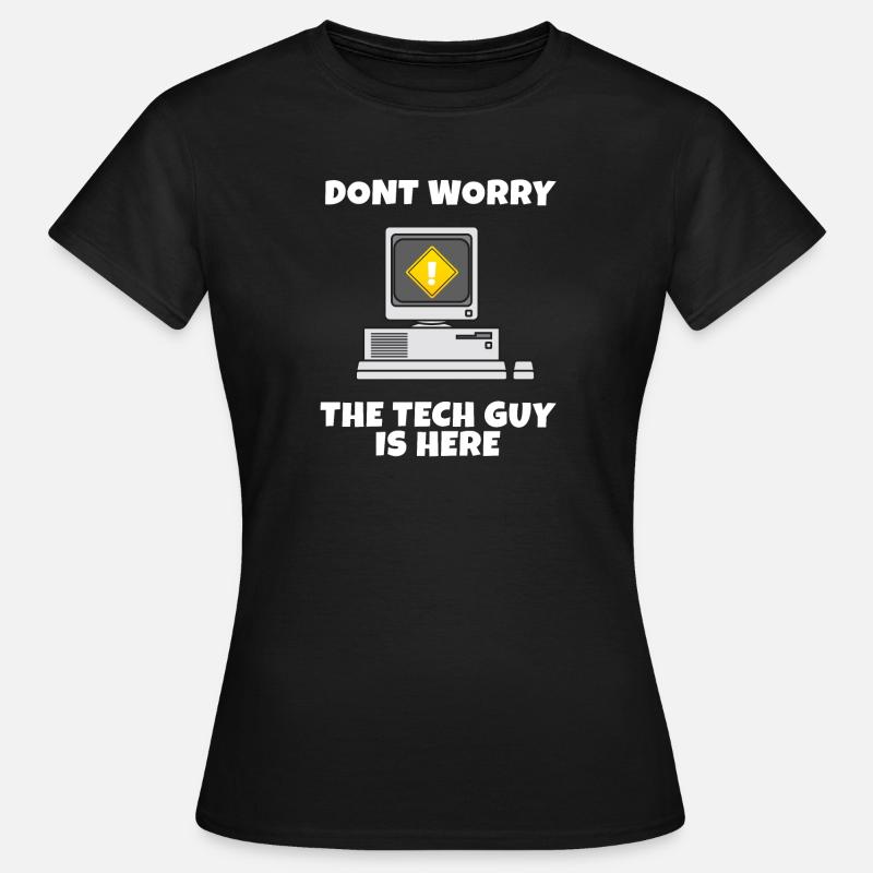 Run cmd | Computer Nerd | Webdesigner | CSS | Exe - Frauen T-Shirt - Schwarz