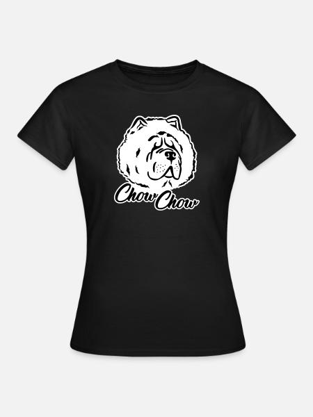 Chow Chow - Naisten t-paita - musta