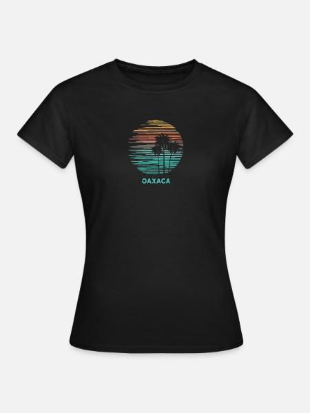 Oaxaca Mexiko Cool Souvenir Urlaub Künstlerisch - Frauen T-Shirt - Schwarz