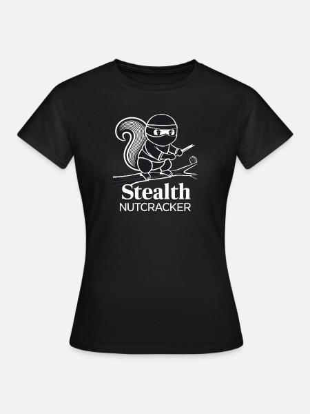 Ninja Squirrel - Women's T-Shirt - black