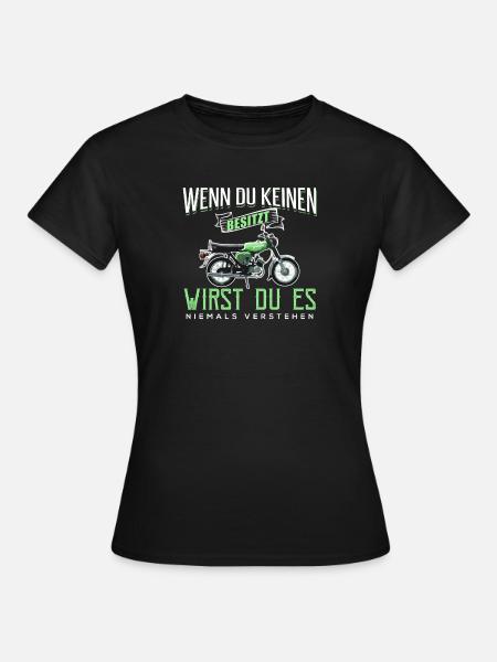 Zwei Hände Simson-S51 T-Shirt T-Shirt - Frauen T-Shirt - Schwarz