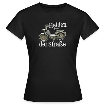 Helden Der Strasse Hercules Prima 5 T-Shirt - Frauen T-Shirt - Schwarz - Vorne - AI Model Female 172 dark (172cm)