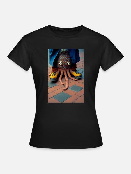 Anthropomorph 07 - Frauen T-Shirt - Schwarz