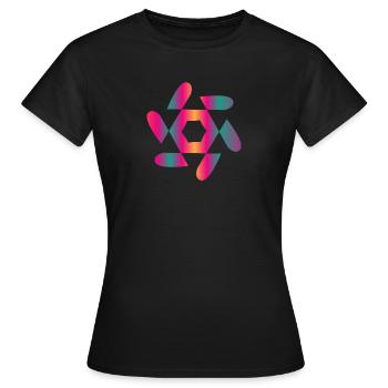 DESIGN. ART. GEEK. VINTAGE. GRAPHIQUE. AFRIQUE - T-shirt Femme - noir - Devant - AI Model Female 172 dark (172cm)