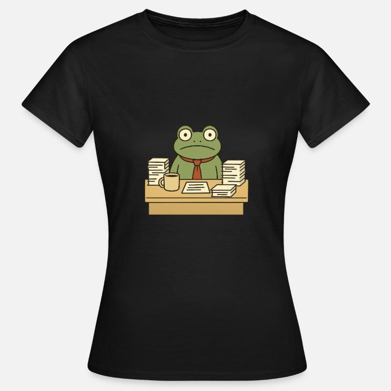 Business Frog - Women's T-Shirt - black
