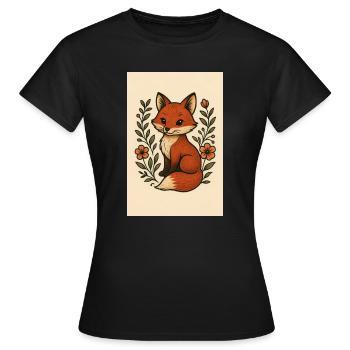 Grande écaille de tortue - T-shirt Femme - noir - Devant - AI Model Female 172 dark (172cm)